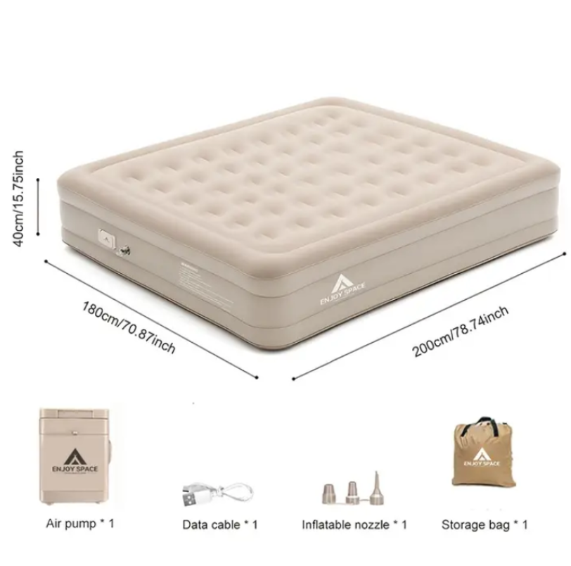 Queen-High Self-Inflatable Air Mattress