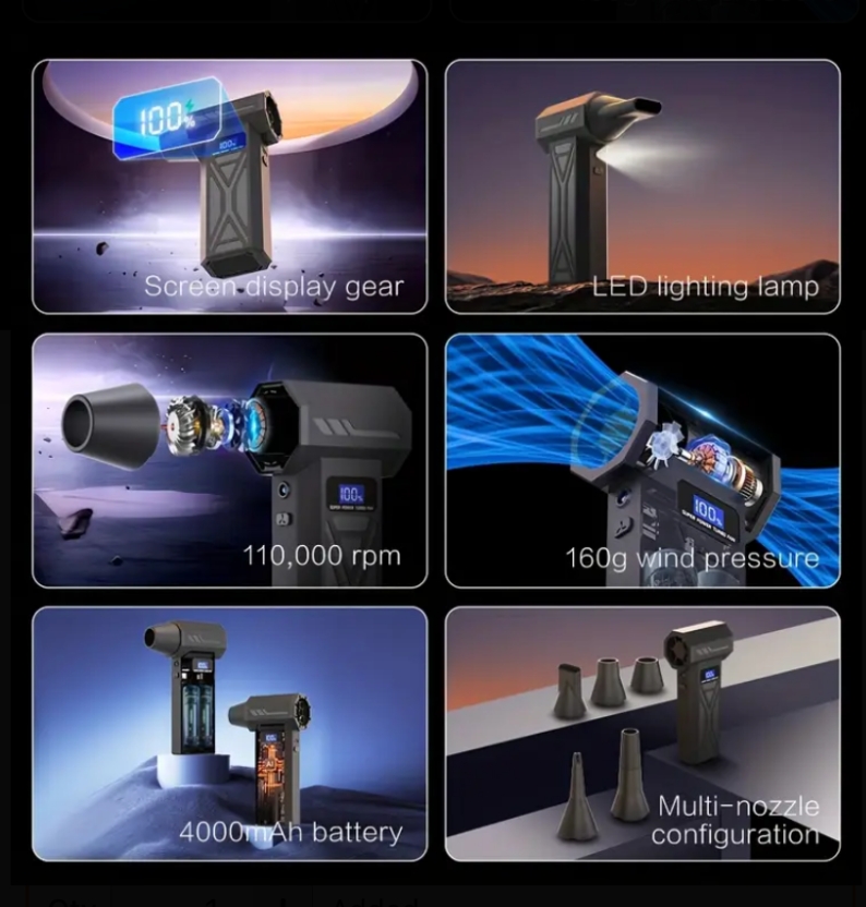 Hand-Held Electric Air Compressor